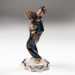 Schaff for Royal Dux "Geisha" Figure