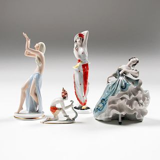 Rosenthal Porcelain Figures, Lot of Four
