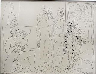 Picasso, Pablo, Spanish 1881-1973, "Les Trois Femmes et le Torero",  B755
