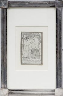 English School: Aerial Landscape Plan in Miniature of Holly Hill House