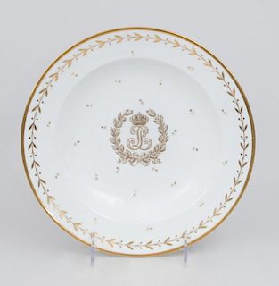 Sèvres Porcelain Soup Plate