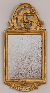 Régence Small Giltwood Mirror