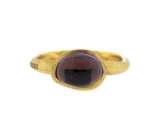 Marco Bicego 18k Gold Purple Stone Ring