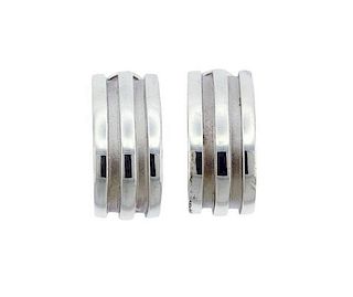 Tiffany &amp; Co Sterling Silver Hoop Earrings