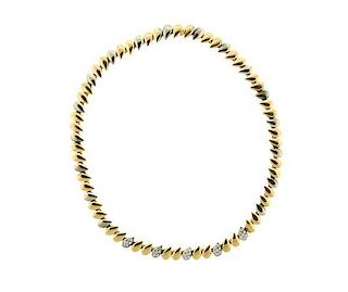 18k Gold Diamond Necklace