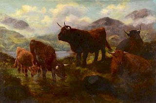Scottish Oil on Canvas, signed J. S. Fox