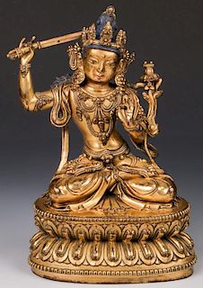 Sino Tibetan Bronze Buddha