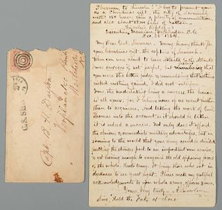 Civil War Letter, Sherman Related