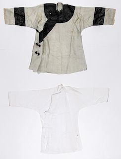 Antique Chinese Gauze Summer Robe & Inner Garment (2)