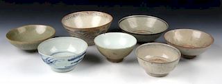 Group of 7 Antique Chinese Ceramic Bowls