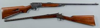 2 rifles, .25 Remington & .22 Winchester
