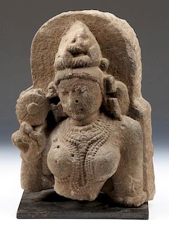 Sandstone Carving of Parvati, India, 10th-12th C.
