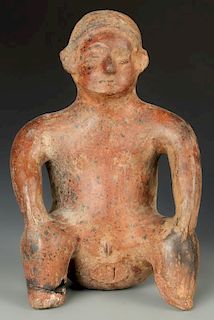 Colima Seated Female Figure, 200 BCE to 200 CE, Mexico