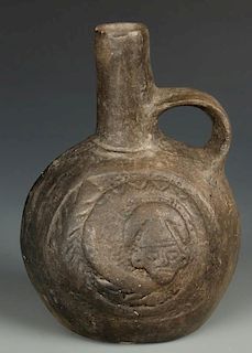 Chancay Blackware Vessel, 1000-1470 CE