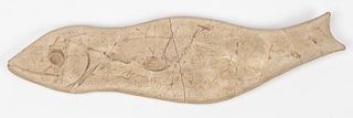 Native American Hieroglyphic Fish Form