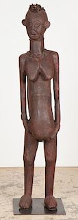 Tall Bangwa Royal Maternity Figure, Africa