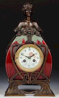 Art Nouveau Style Clock