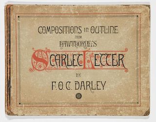 Compositions in Outline from Hawthornes Scarlet Letter by F.O.C. Darley