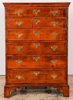 18th C. Chippendale Maple Chest of Drawers