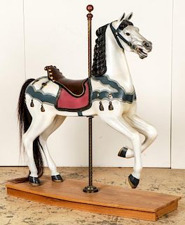 Large Vintage Carousel Horse