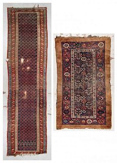 2 Antique West Persian Rugs