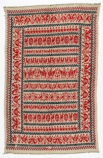 19th C. Italian or Sardinian Folk Tapestry