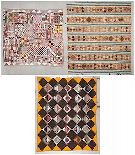 3 Antique American Quilts