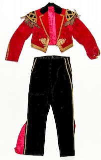 Old Bull Fighter/Matador Outfit