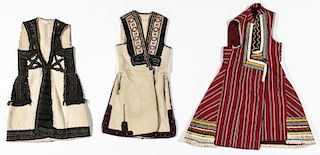 3 Embroidered Greek/Macedonian Folk Costumes