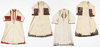 4 Embroidered Greek/Macedonian Folk Costumes