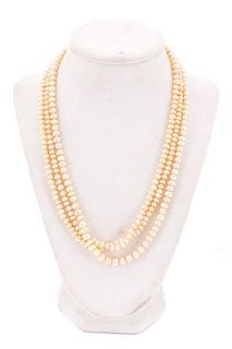 Freshwater Cultured "Potato" Pearl Necklace, 56"
