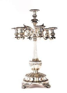 Tiffany & Co. Silverplate 7-Light Candelabrum