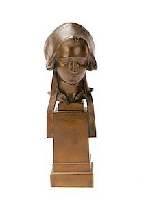 George Frampton, "Madonna"-1915, Bronze