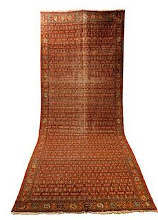Hand Woven Persian Hamadan, 5' 10 1/2" x 15' 3"