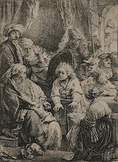 Rembrandt van Rijn (Dutch, 1606-1669)      Joseph Telling his Dreams