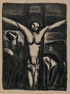 Georges Rouault (French, 1871-1958)      Christ en croix
