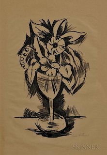 Marsden Hartley (American, 1877-1943)      Flowers in a Goblet #3