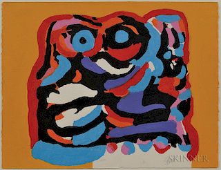 Karel Appel (Dutch, 1921-2006)      Untitled (The Yellow Elephant)