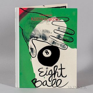 Keith Haring (American, 1958-1990)      Autographed Copy of the Book Eight Ball