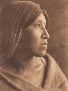 Edward Sheriff Curtis (American, 1868-1952) Nine Photogravures from Volume 15 and One from Volume 16 from The North American