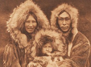 Edward Sheriff Curtis (American, 1868-1952)      Four Photogravures from The North American Indian