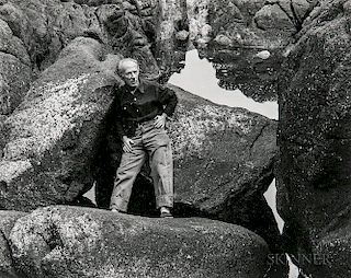Cole Weston (American, 1919-2003)      Portrait of Edward Weston