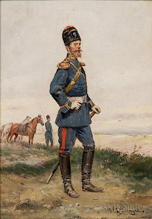 Paul Emile Léon Perboyre (French, 1851-1929)      The Cossack