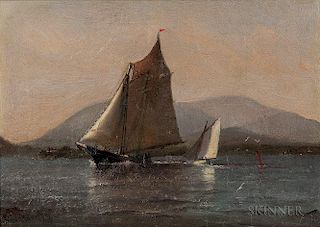 Marshall Johnson Jr. (American, 1850-1921)      On the Hudson River, New York