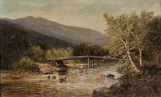 Frank Henry Shapleigh (American, 1842-1906)      Mt. Washington and Ellis River, Jackson, New Hampshire