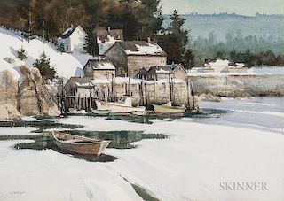 Paul Strisik (American, 1918-1998)      Winter Morning