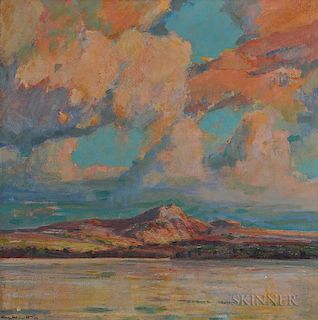 Karl Schmidt (American, 1890-1962)      Western Landscape