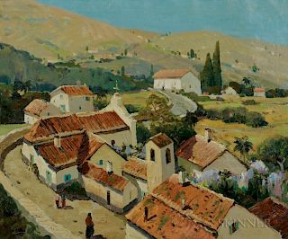 Anthony Thieme (American, 1888-1954)      Back Road, Spain