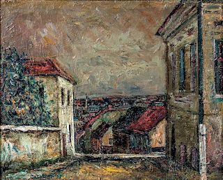 Shimon Okshteyn (Ukrainian/American, b. 1951)      Rooftop View