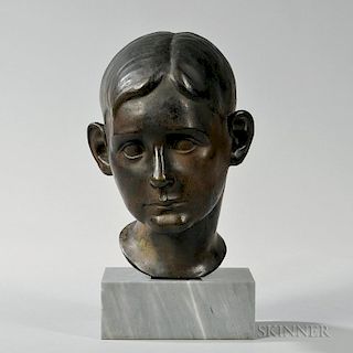 Axel Ericsson (American, 1869/70-1946)      Head of a Boy, Possibly the Artist's Son